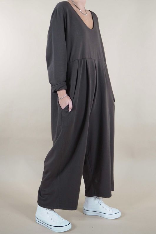 Made in Italy Toka 25 Boileroo Jumpsuit Chocolate